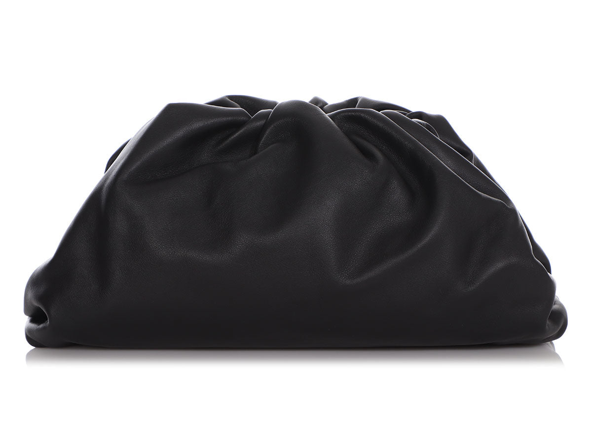 Bottega Veneta Black Calfskin The Pouch
