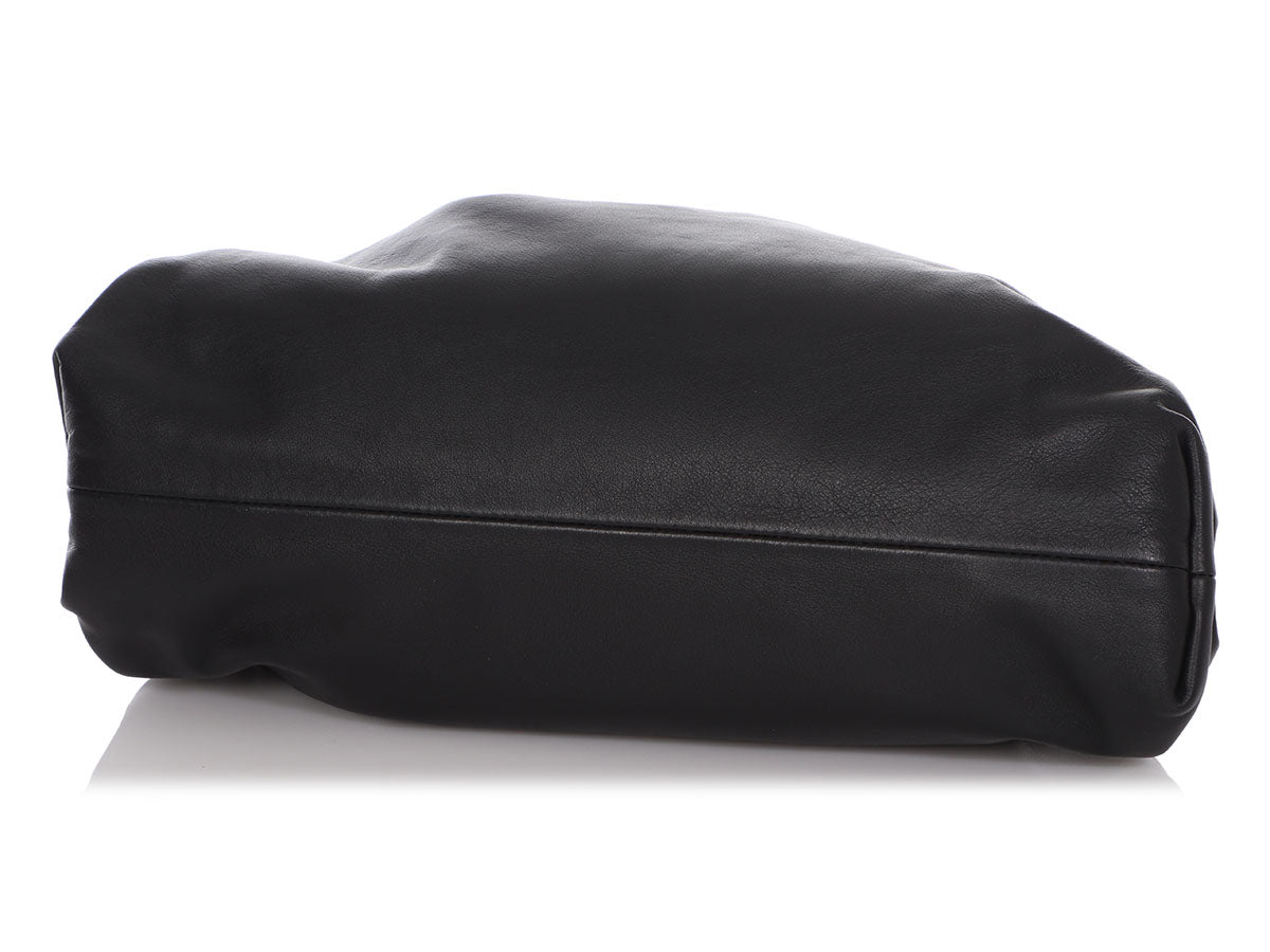 Bottega Veneta Black Calfskin The Pouch