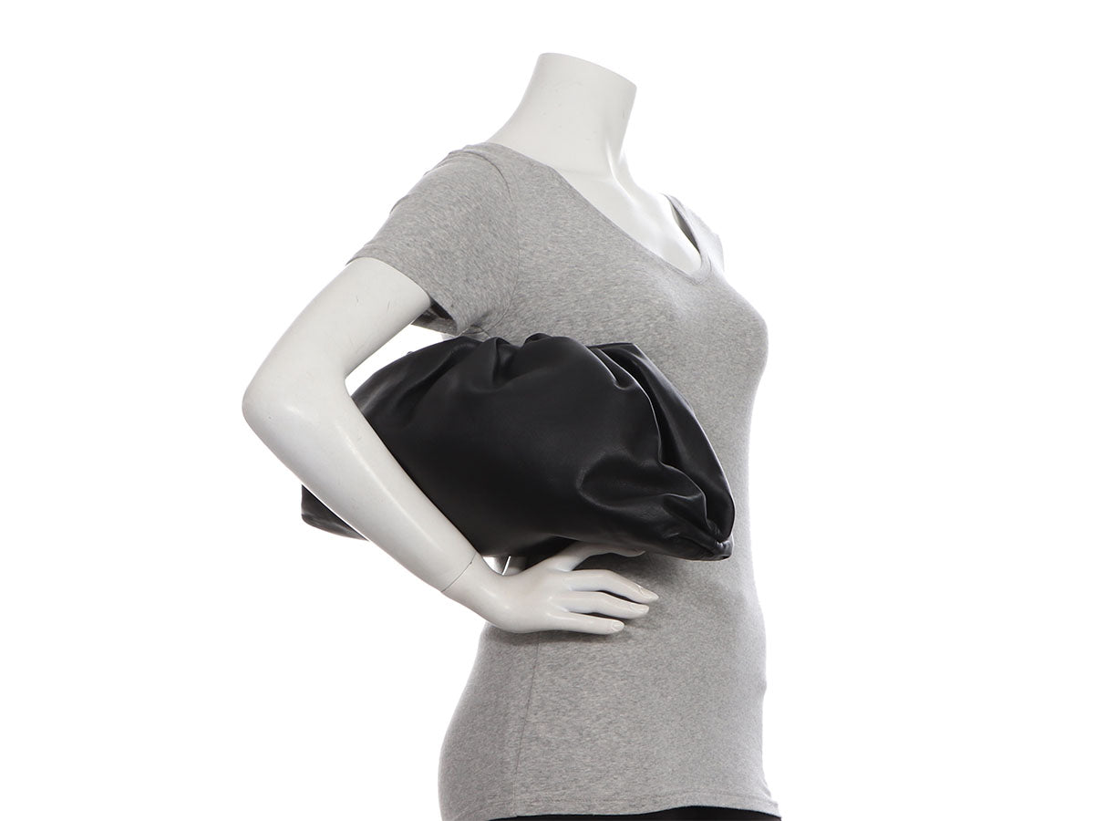 Bottega Veneta Black Calfskin The Pouch