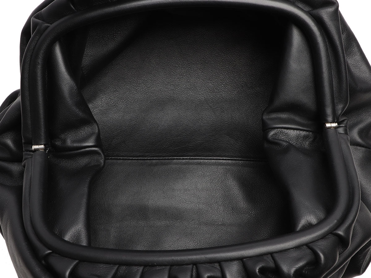 Bottega Veneta Black Calfskin The Pouch