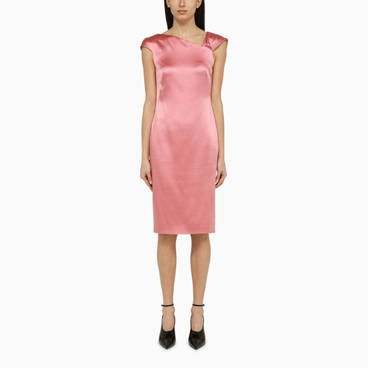 Givenchy Pink Viscose Midi Dress Women