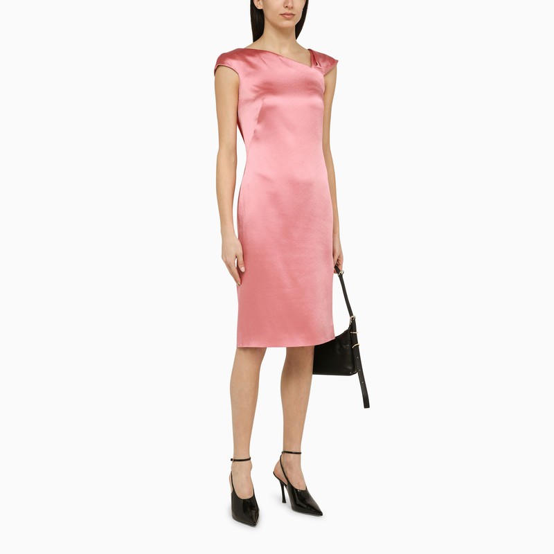 Givenchy Pink Viscose Midi Dress Women