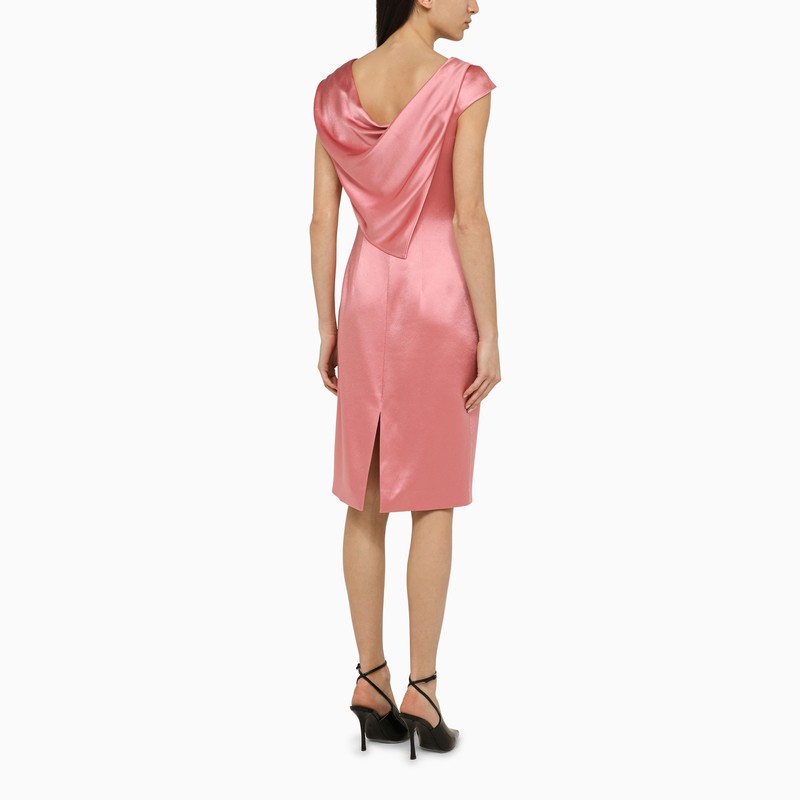 Givenchy Pink Viscose Midi Dress Women