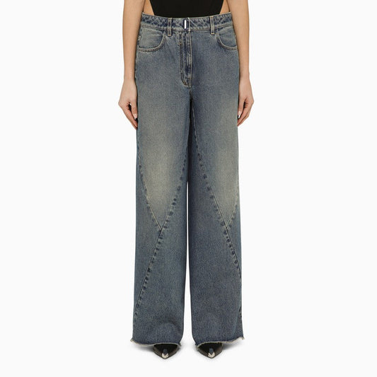 Givenchy Loose Blue Washed Jeans Women