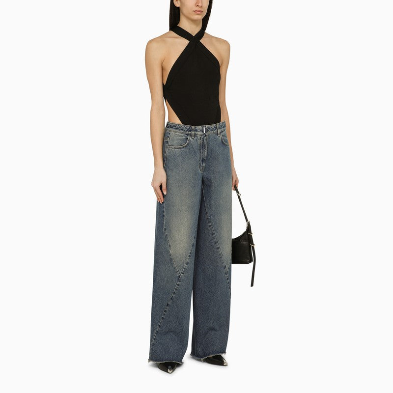 Givenchy Loose Blue Washed Jeans Women