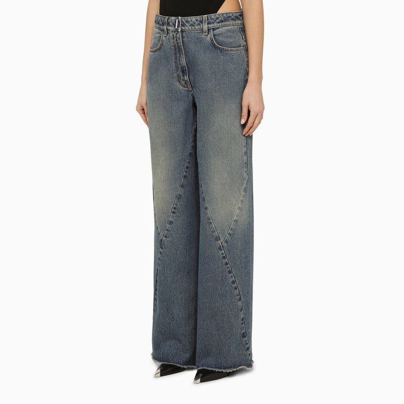 Givenchy Loose Blue Washed Jeans Women
