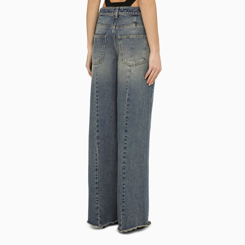 Givenchy Loose Blue Washed Jeans Women
