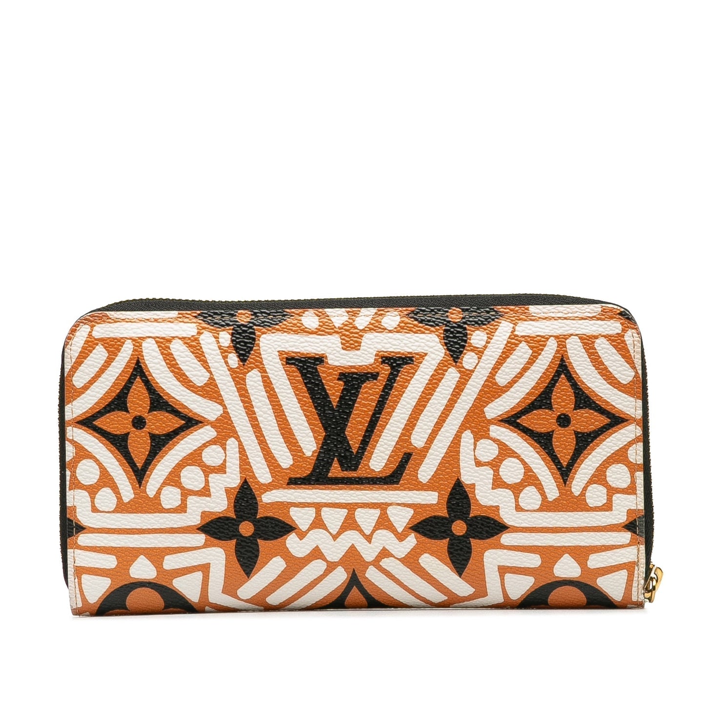 Brown Louis Vuitton Monogram Crafty Zippy Long Wallet