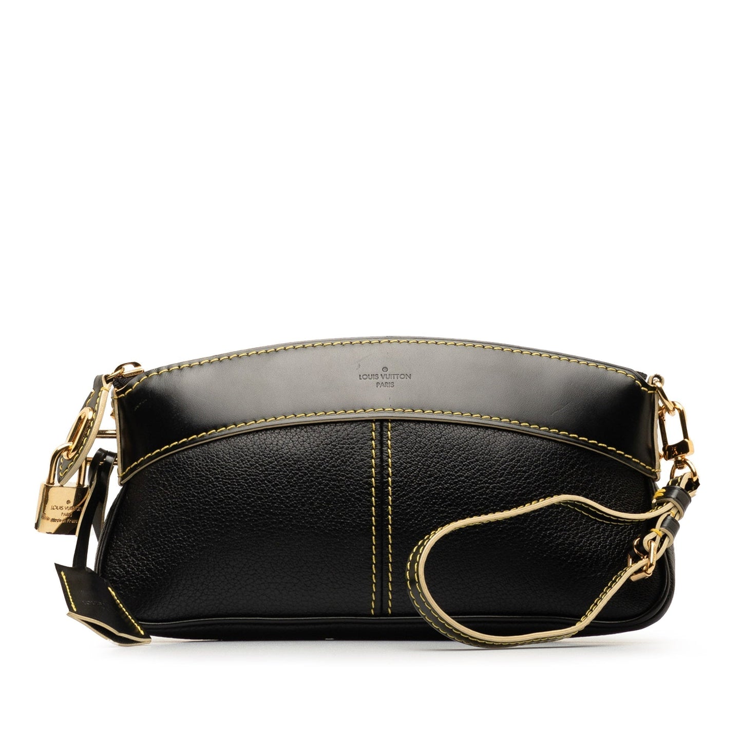 Black Louis Vuitton Suhali Lockit Clutch