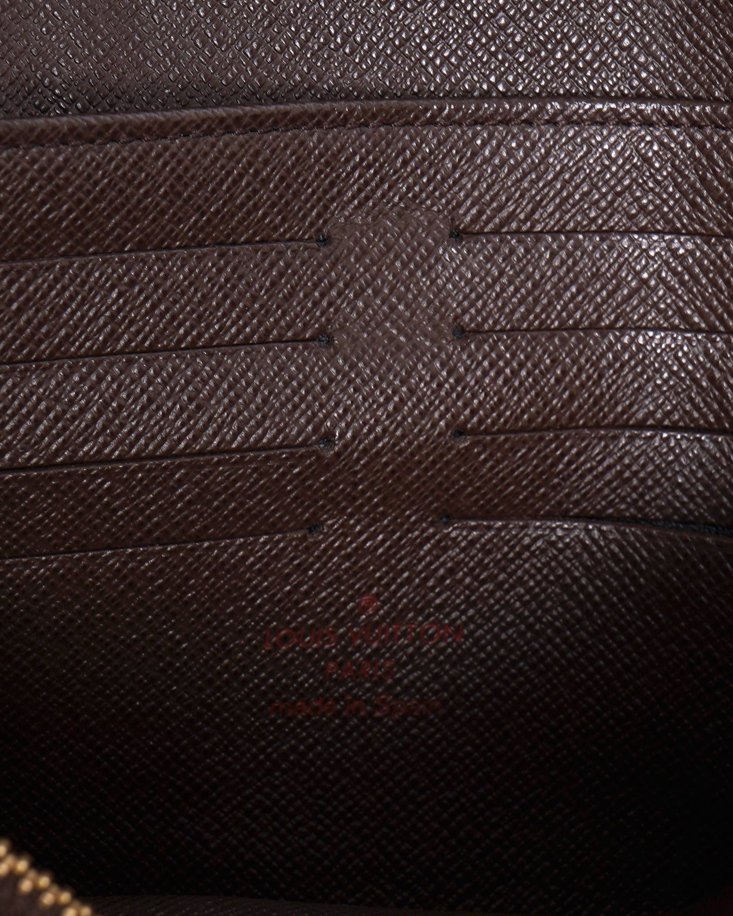 Louis Vuitton Damier Ebene Sistina Wallet