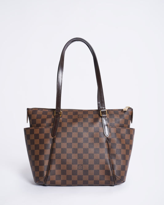 Louis Vuitton brown canvas totally tote bag