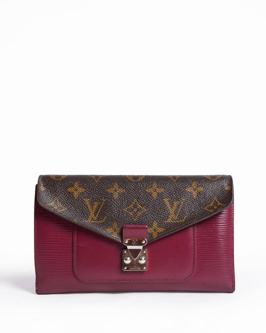 Louis Vuitton Red Epi Monogram Marie Rose Wallet