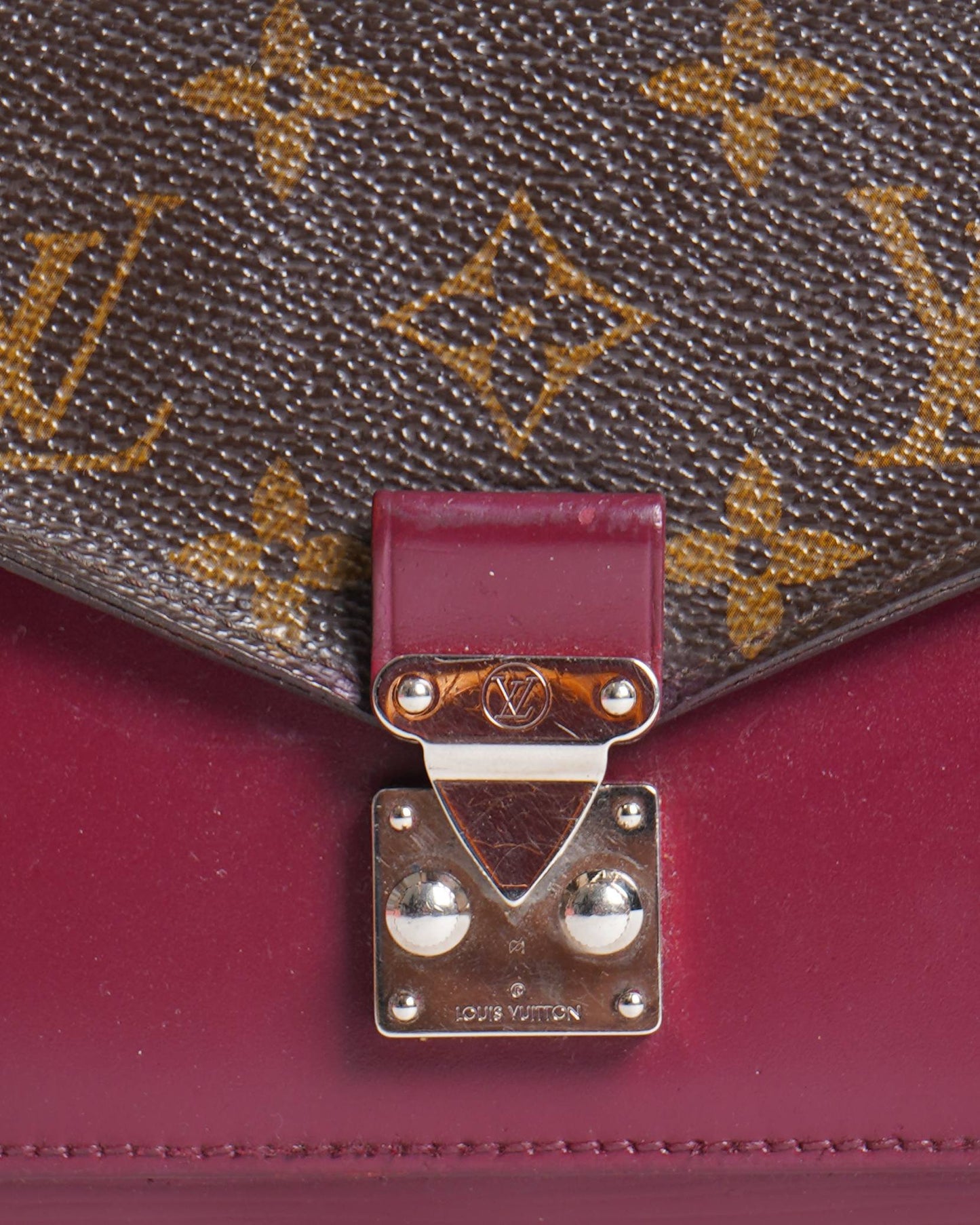 Louis Vuitton Red Epi Monogram Marie Rose Wallet