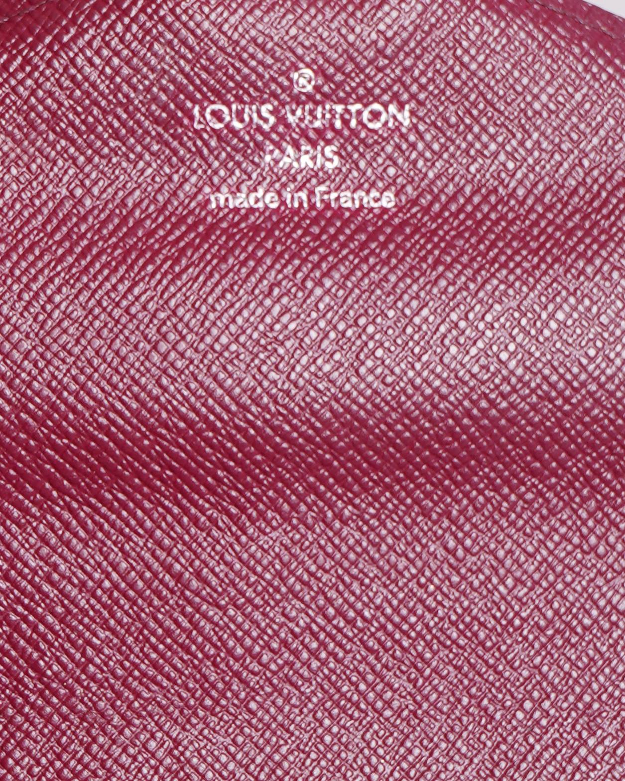 Louis Vuitton Red Epi Monogram Marie Rose Wallet