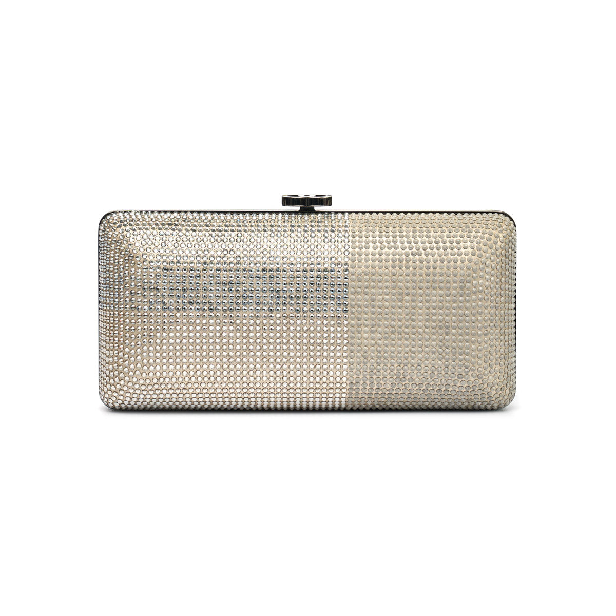 Top Quality Chanel Metallized Lambskin Embellished with Strass Paris-Dallas Clutch