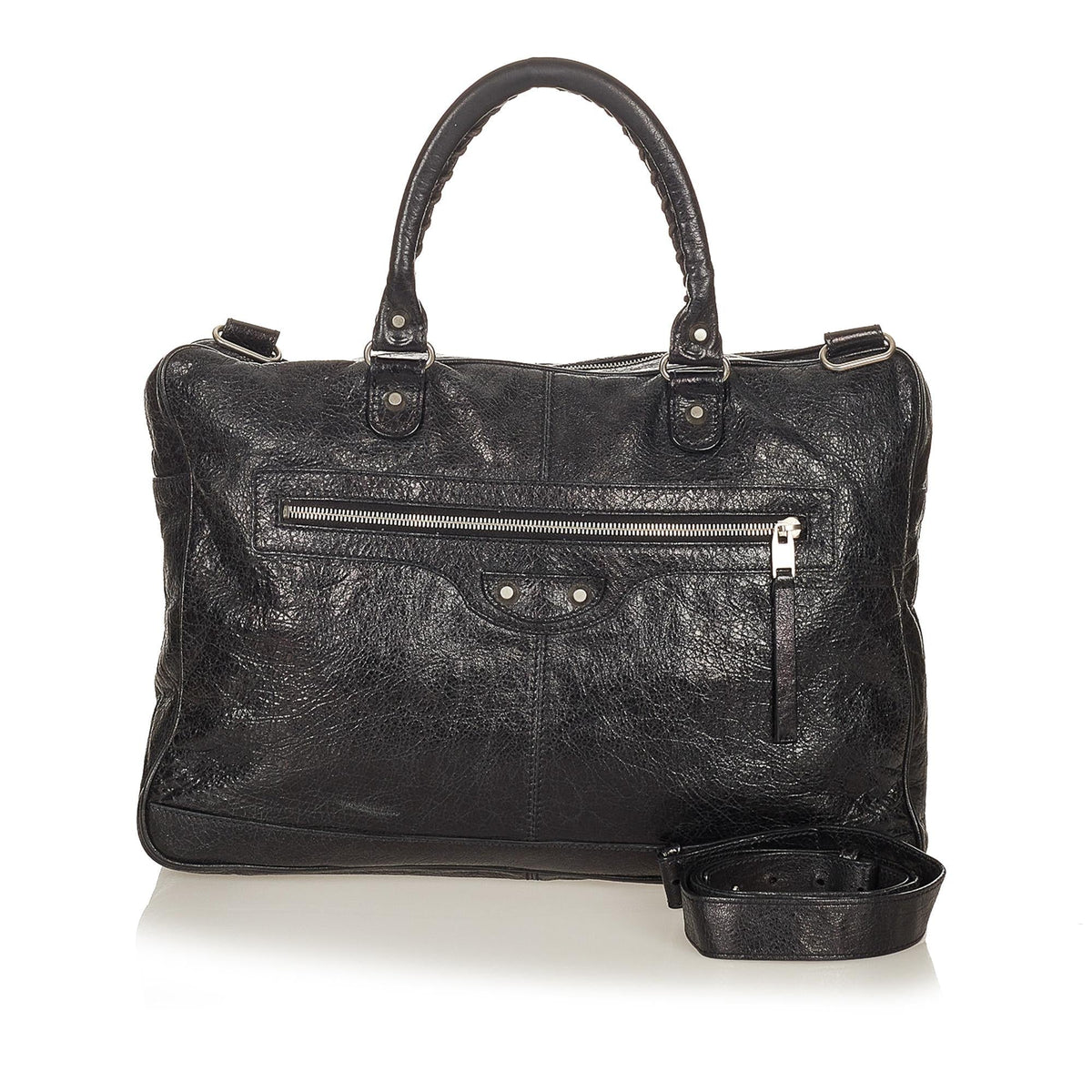 Luxury Balenciaga  Motocross Classic Mini Folder Business Bag (SHG-27018)