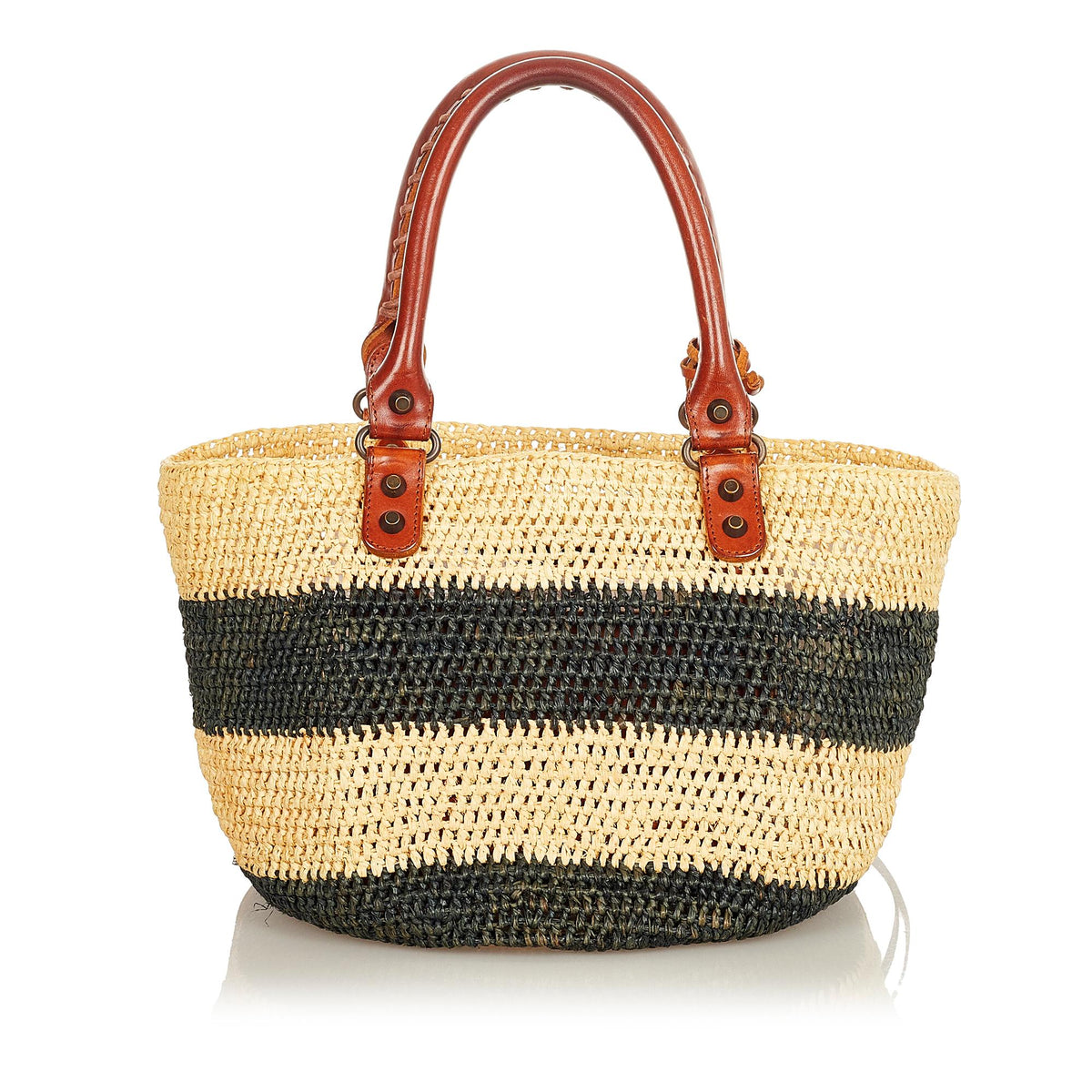 Luxury Balenciaga  Motocross Classic Panier Basket Bag (SHG-26429)