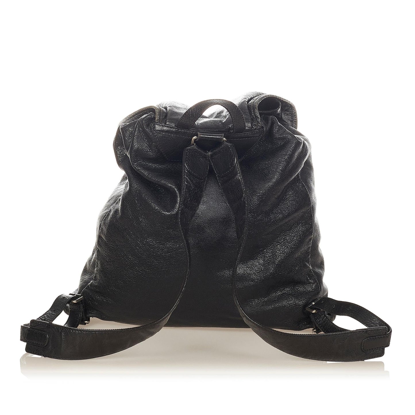 Luxury Balenciaga  Motocross Classic Traveler S Leather Backpack (SHG-26426)