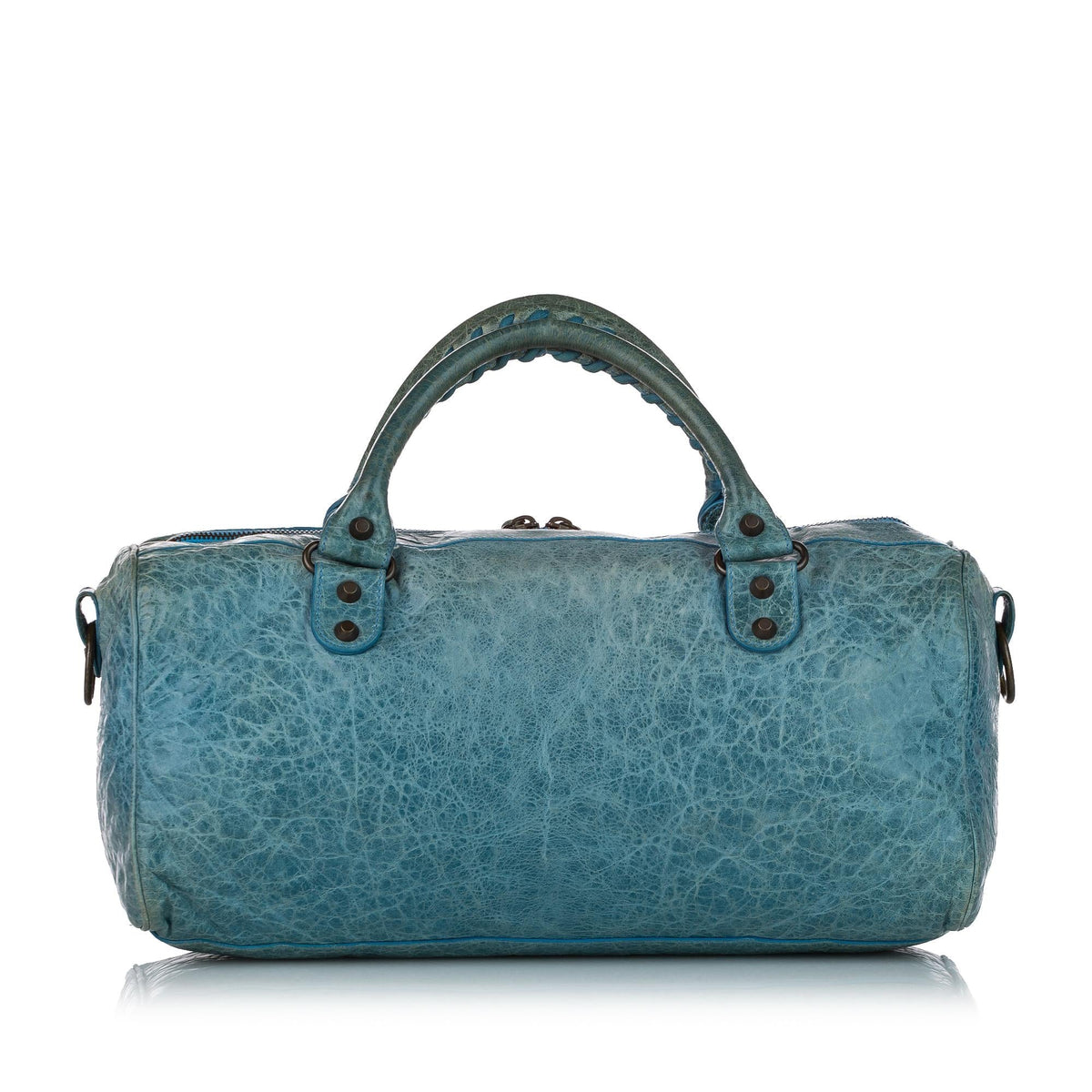 Luxury Balenciaga  Motocross Classic Twiggy Leather Satchel (SHG-25999)