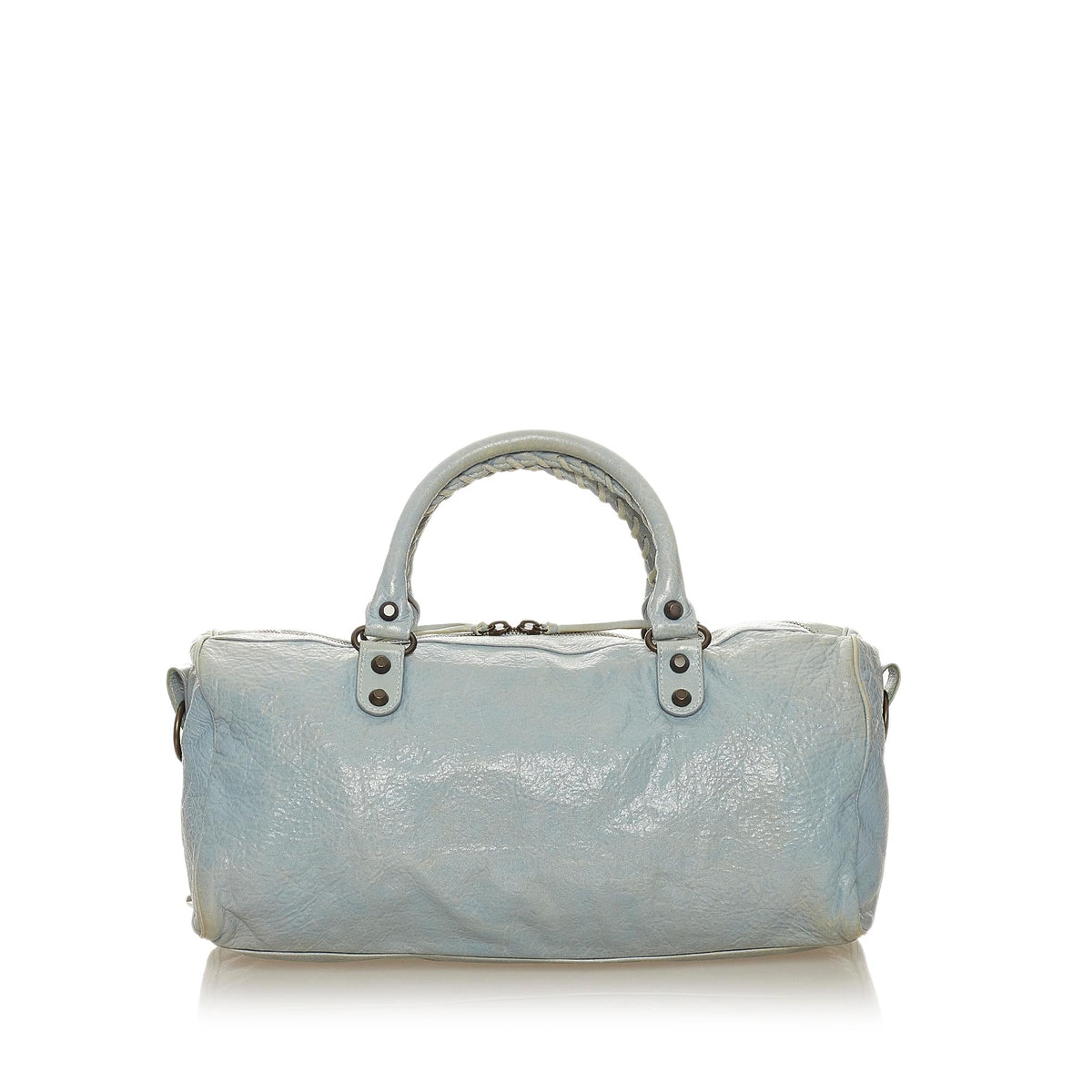 Luxury Balenciaga  Motocross Classic Twiggy Leather Satchel (SHG-27490)