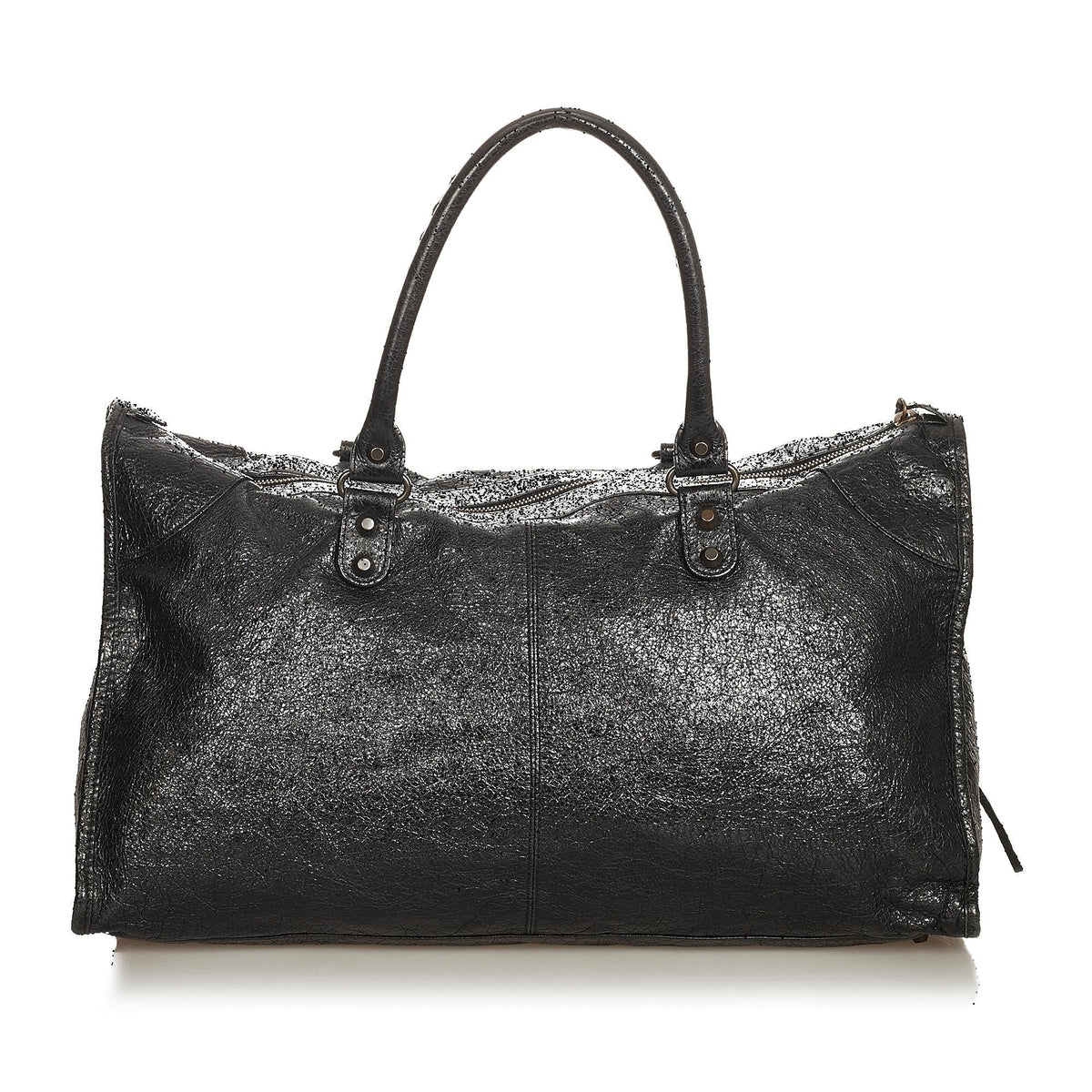 Luxury Balenciaga  Motocross Classic Work Lambskin Leather Handbag (SHG-26627)