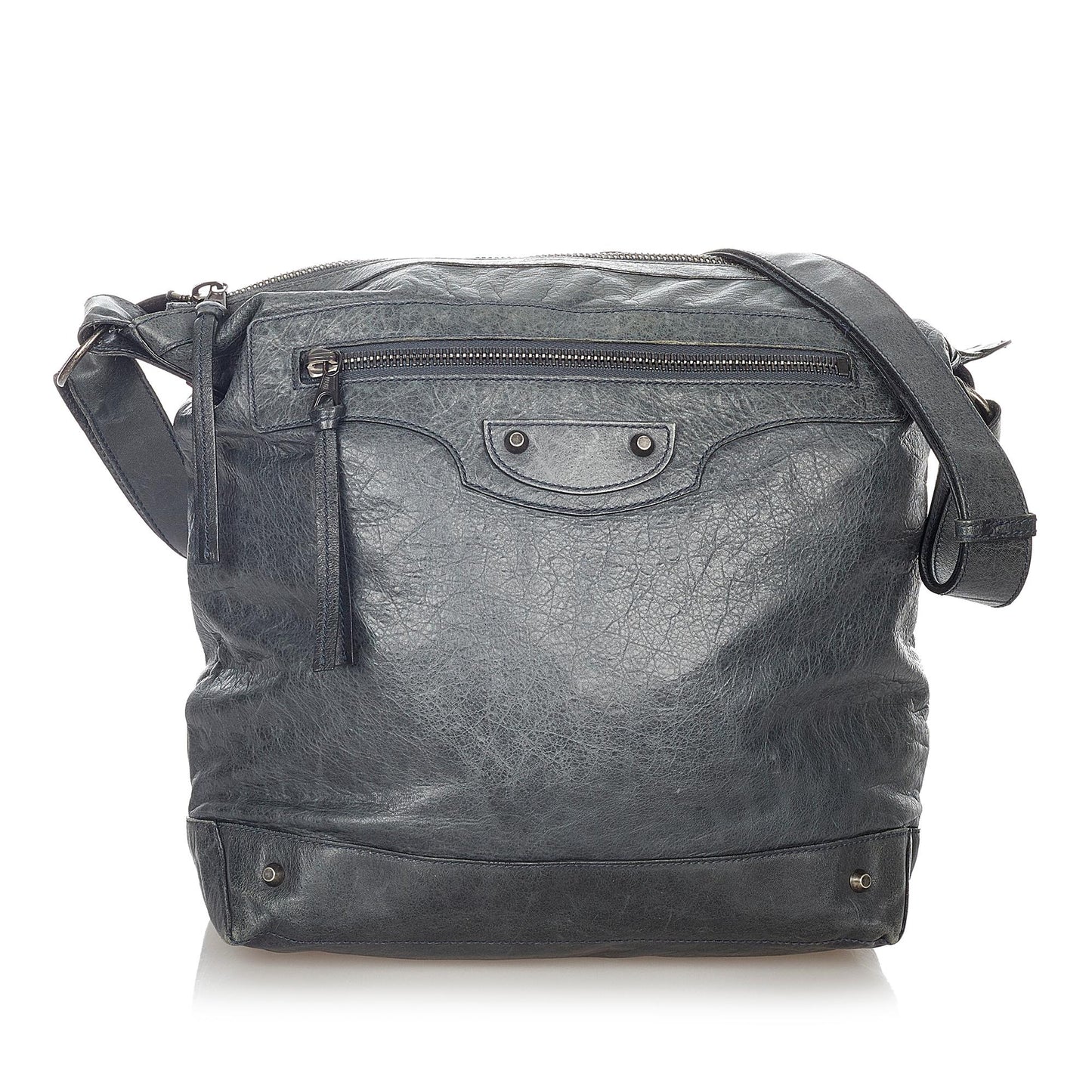 Luxury Balenciaga  Motocross Day Leather Crossbody Bag (SHG-23541)
