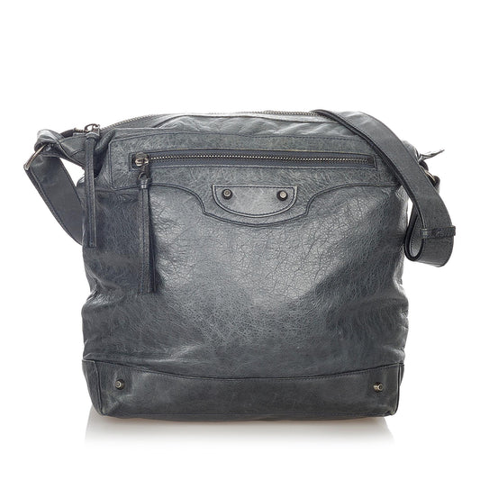 Luxury Balenciaga  Motocross Day Leather Crossbody Bag (SHG-23541)