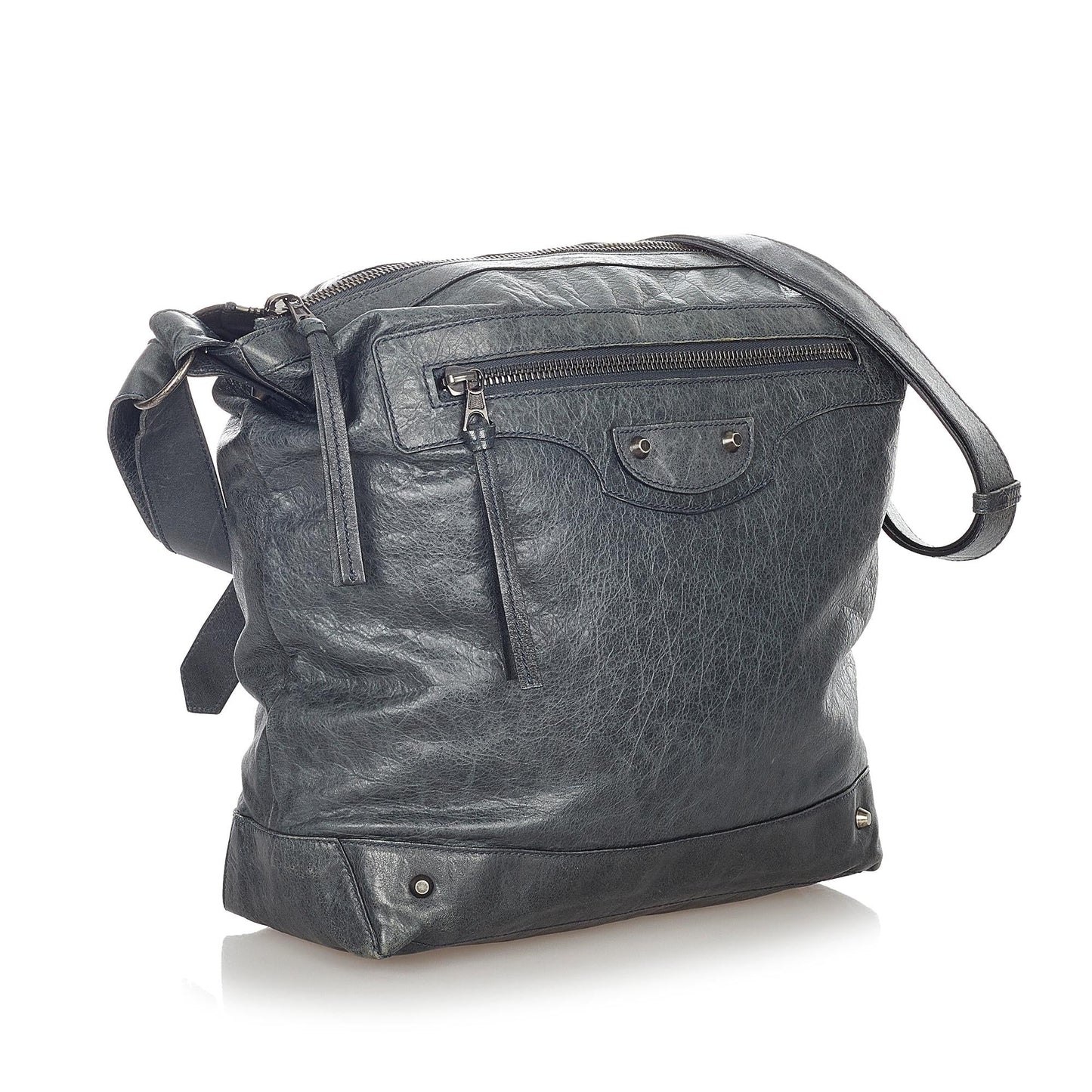 Luxury Balenciaga  Motocross Day Leather Crossbody Bag (SHG-23541)