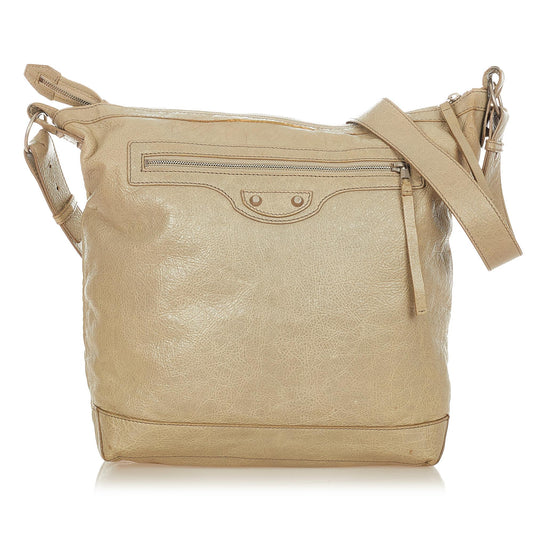 Luxury Balenciaga  Motocross Day Leather Crossbody Bag (SHG-26043)