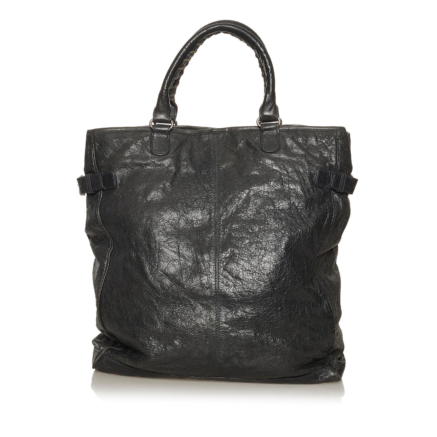 Luxury Balenciaga  Motocross Hexagon Lambskin Leather Tote Bag (SHG-28781)