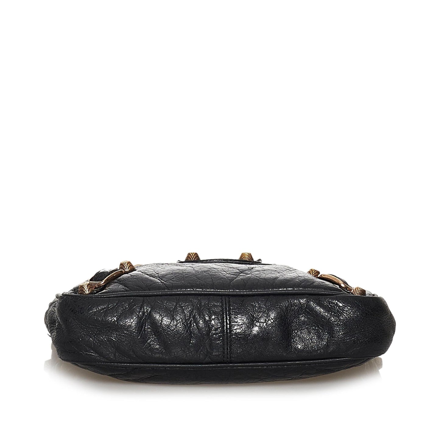 Luxury Balenciaga  Motocross Hip Giant 12 Lambskin Leather Crossbody Bag (SHG-30689)