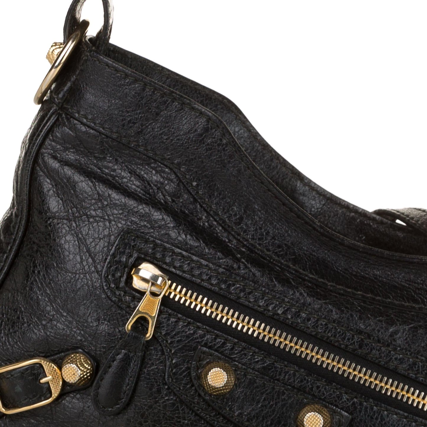 Luxury Balenciaga  Motocross Hip Giant 21 Leather Crossbody Bag (SHG-34159)