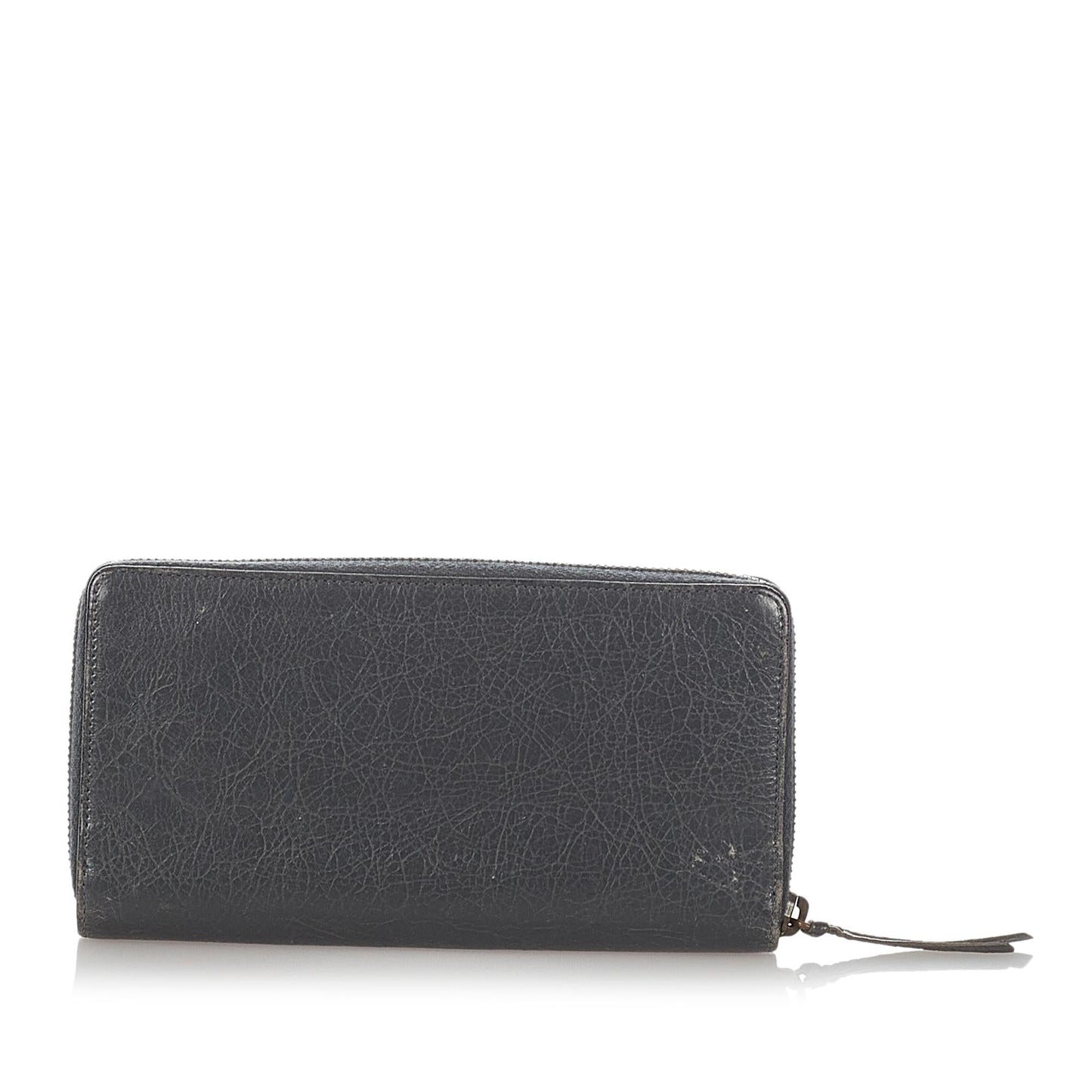 Luxury Balenciaga  Motocross Leather Wallet (SHG-26769)