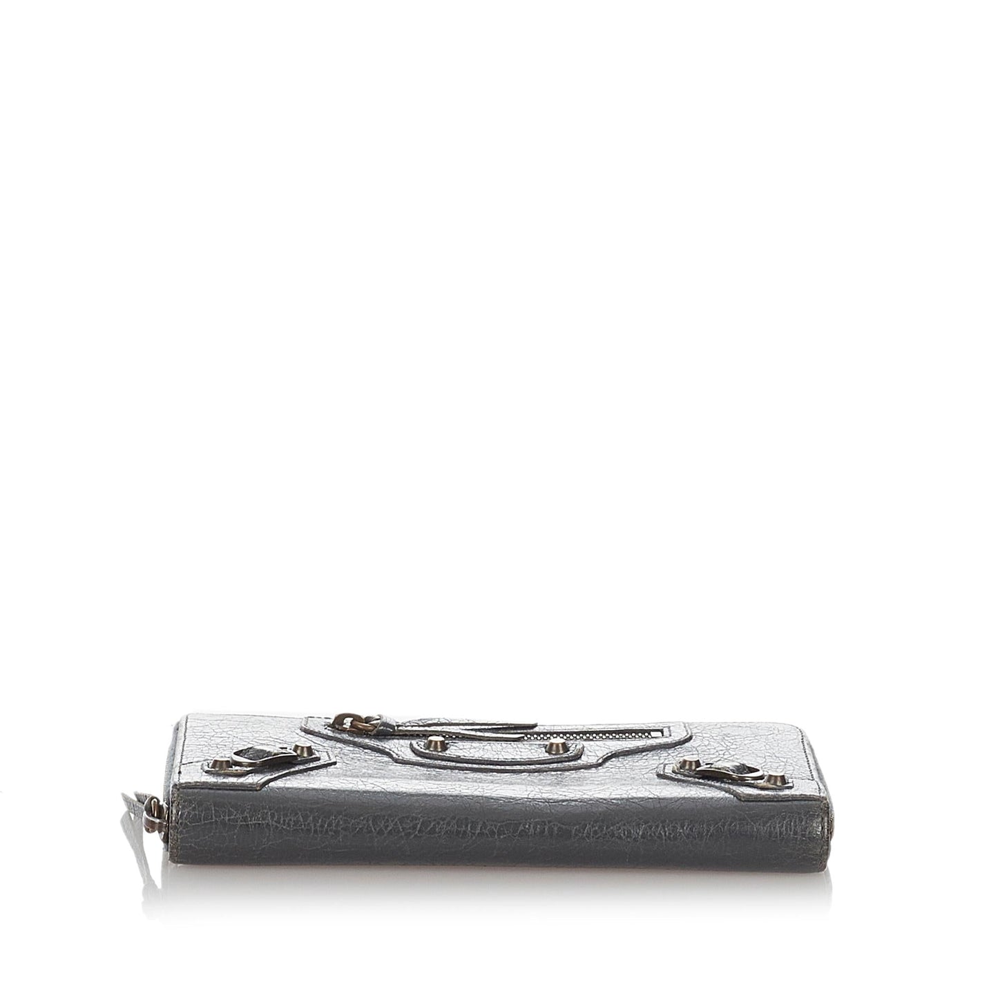 Luxury Balenciaga  Motocross Leather Wallet (SHG-26769)