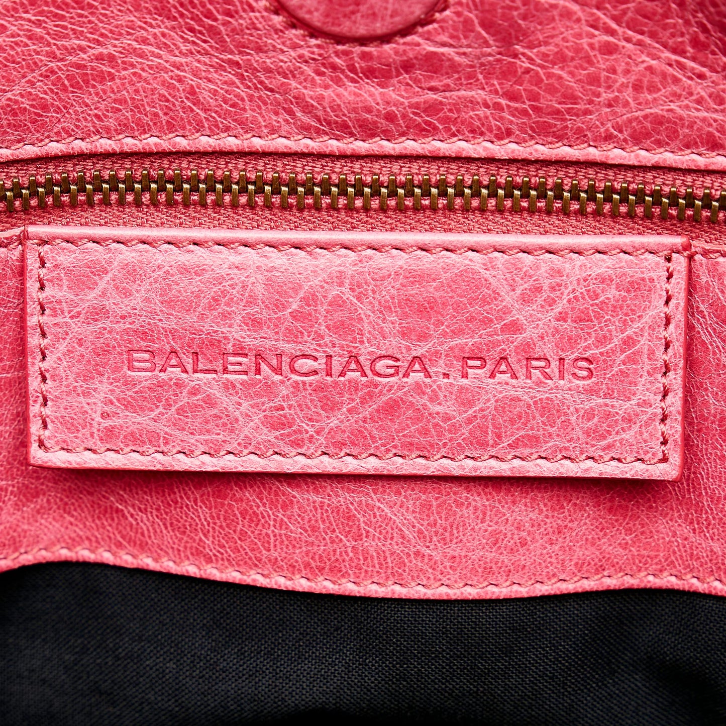 Luxury Balenciaga  Motocross Sunday Leather Tote Bag (SHG-33255)