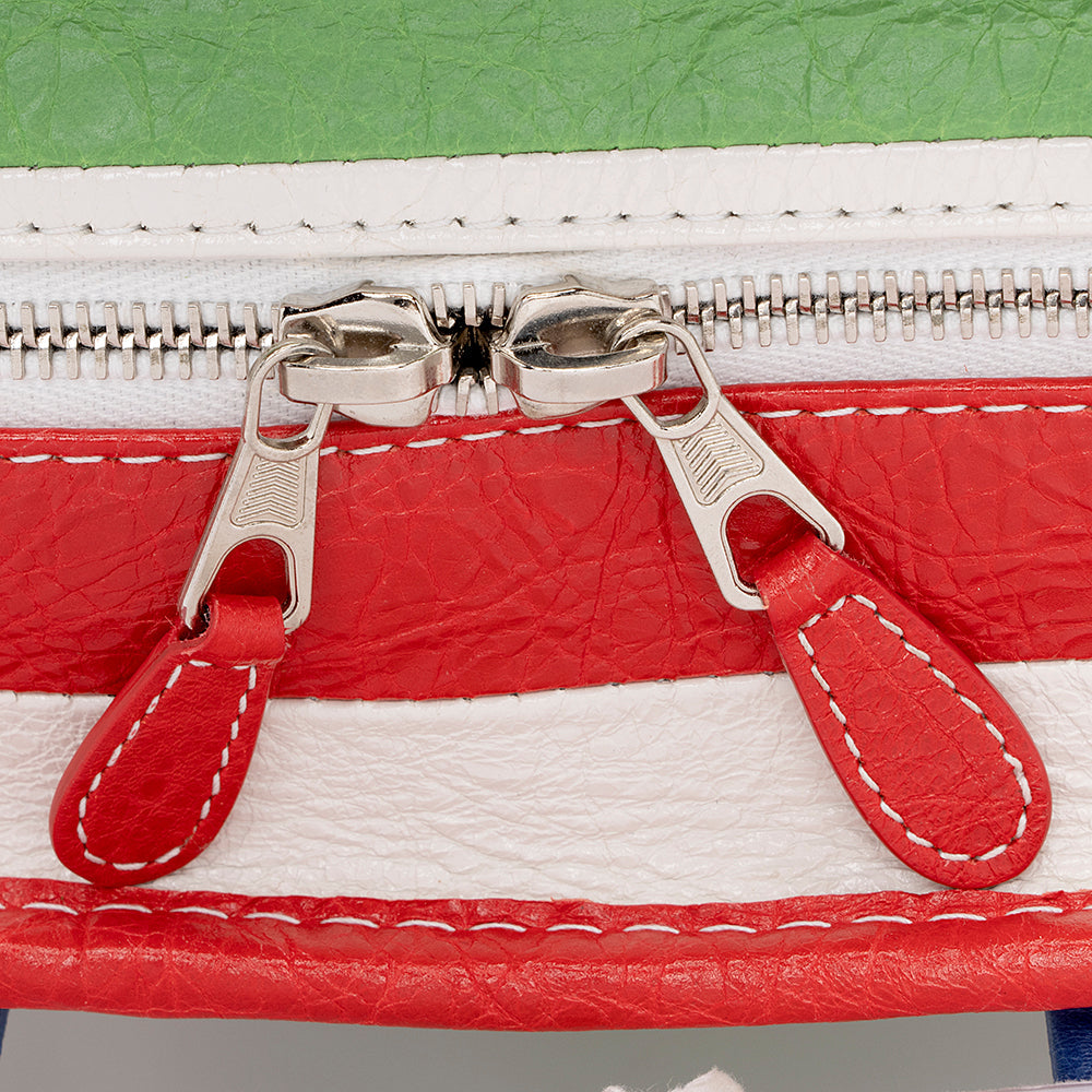 Luxury Balenciaga  Multicolor Agneau Bazar XS Shopper Tote (SHF-17807)