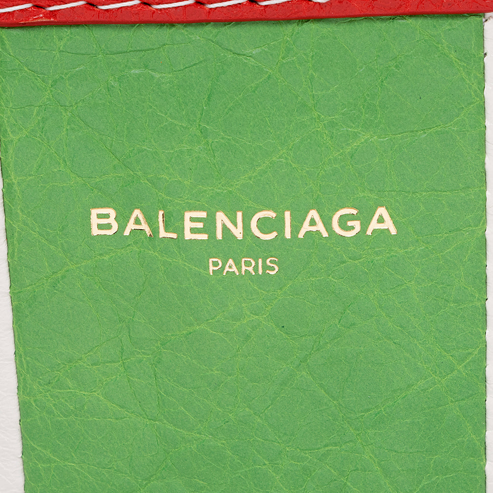 Luxury Balenciaga  Multicolor Agneau Bazar XS Shopper Tote (SHF-17807)