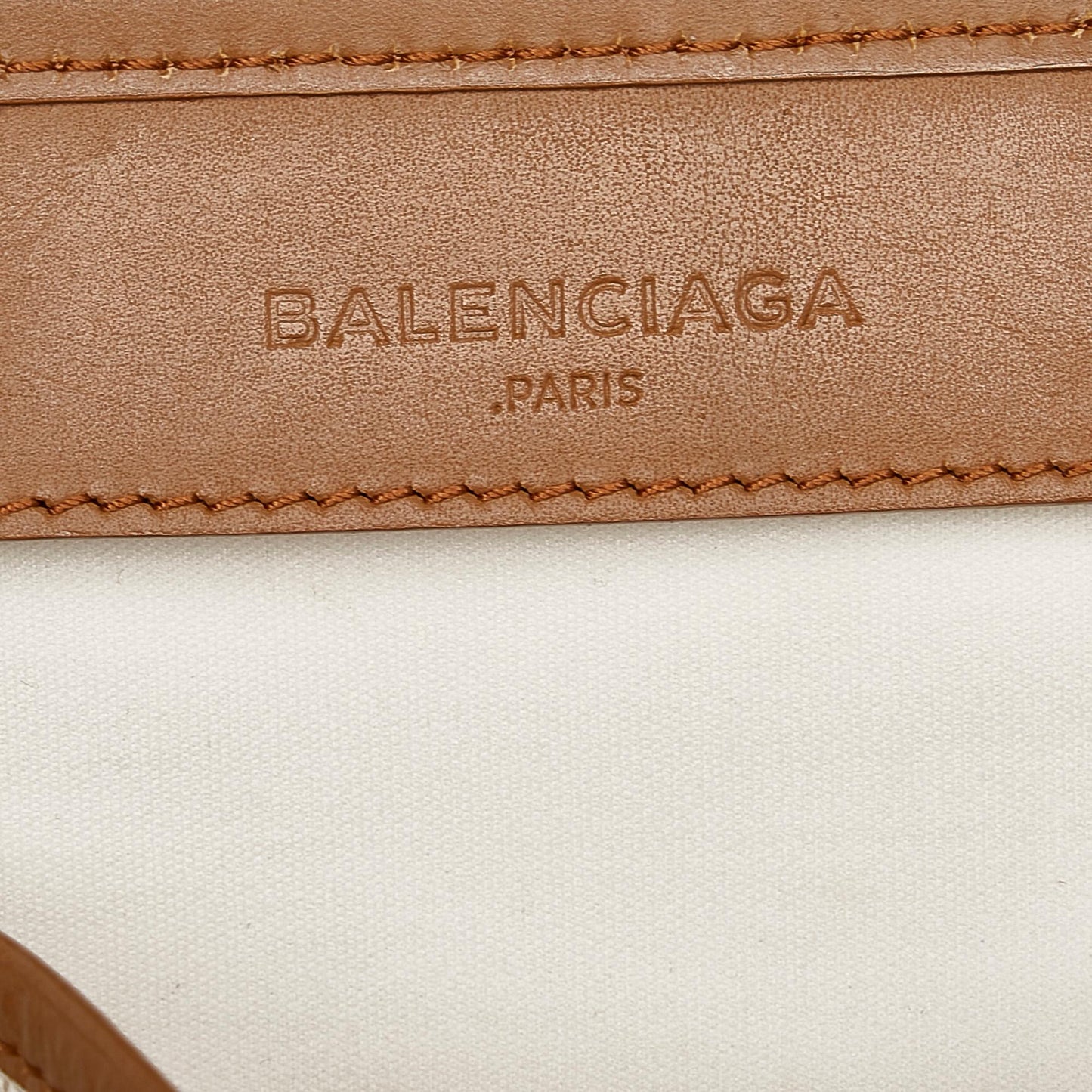 Luxury Balenciaga  Navy Cabas Canvas Tote Bag (SHG-32636)