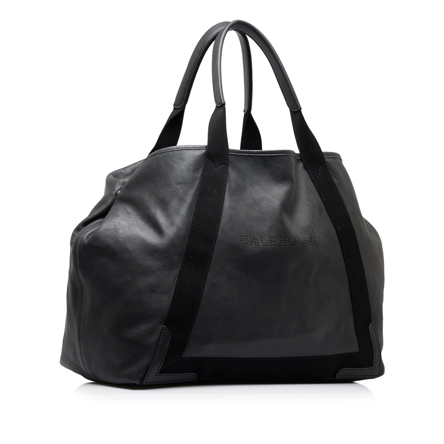 Luxury Balenciaga  Navy Cabas M Tote Bag (SHG-GfX0gC)
