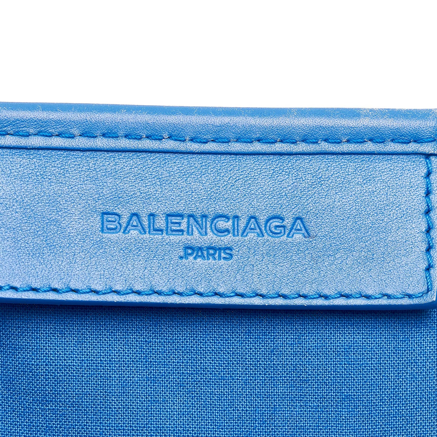 Luxury Balenciaga  Navy Cabas S Canvas Tote Bag (SHG-28825)