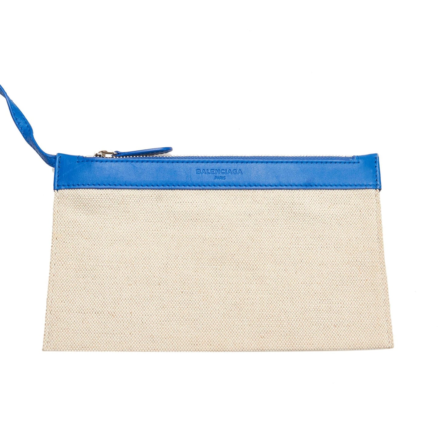 Luxury Balenciaga  Navy Cabas S Canvas Tote Bag (SHG-28825)