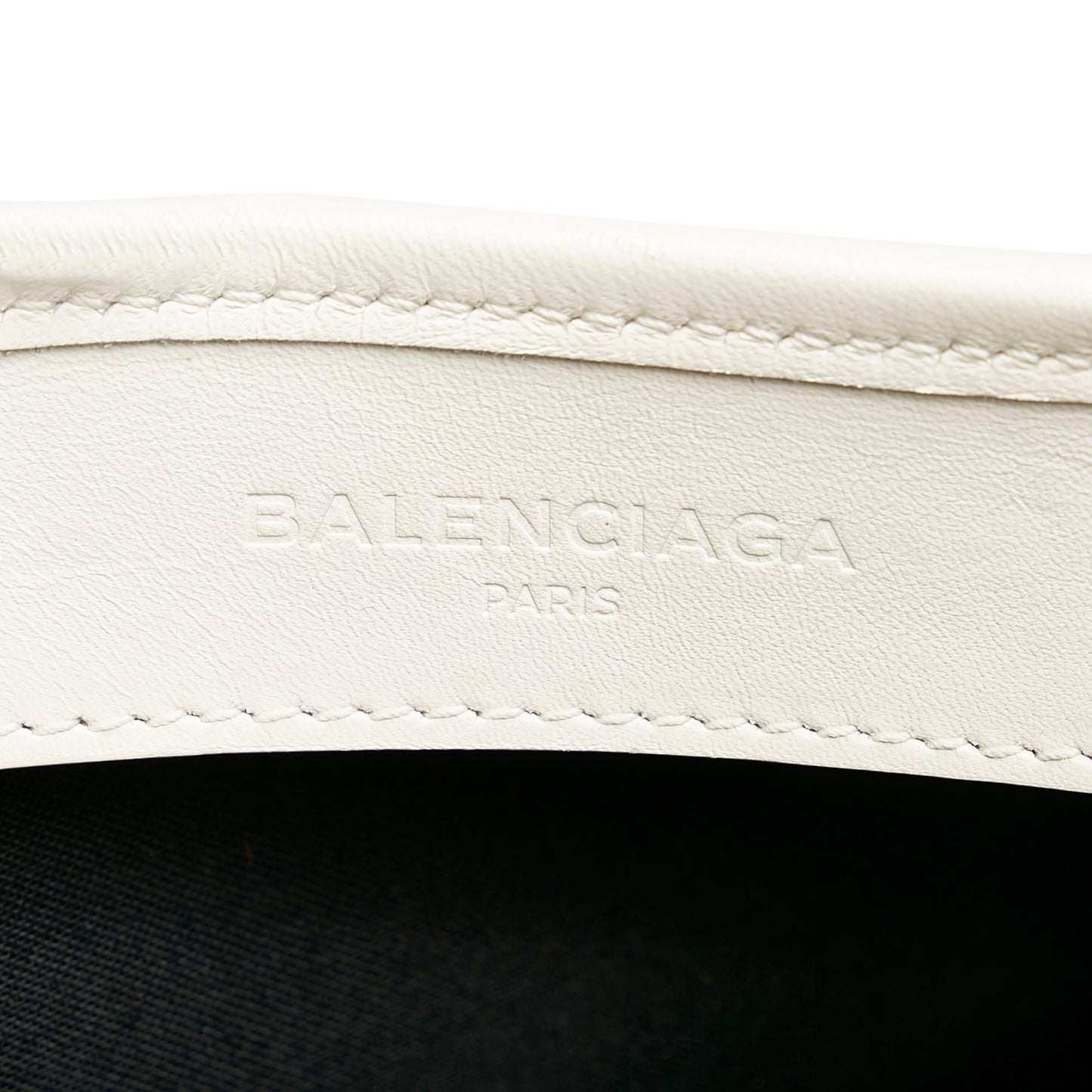 Luxury Balenciaga  Navy Cabas S Canvas Tote Bag (SHG-29833)