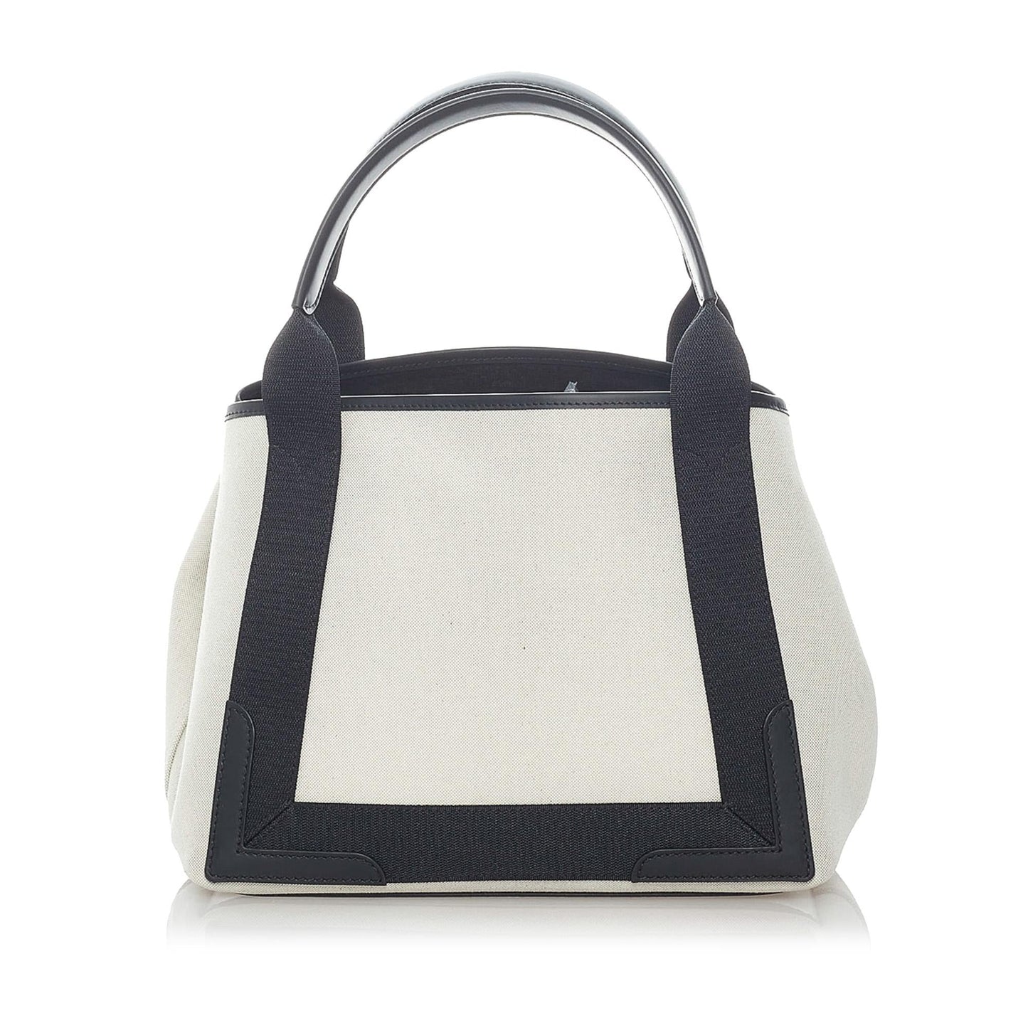 Luxury Balenciaga  Navy Cabas S Canvas Tote Bag (SHG-32033)