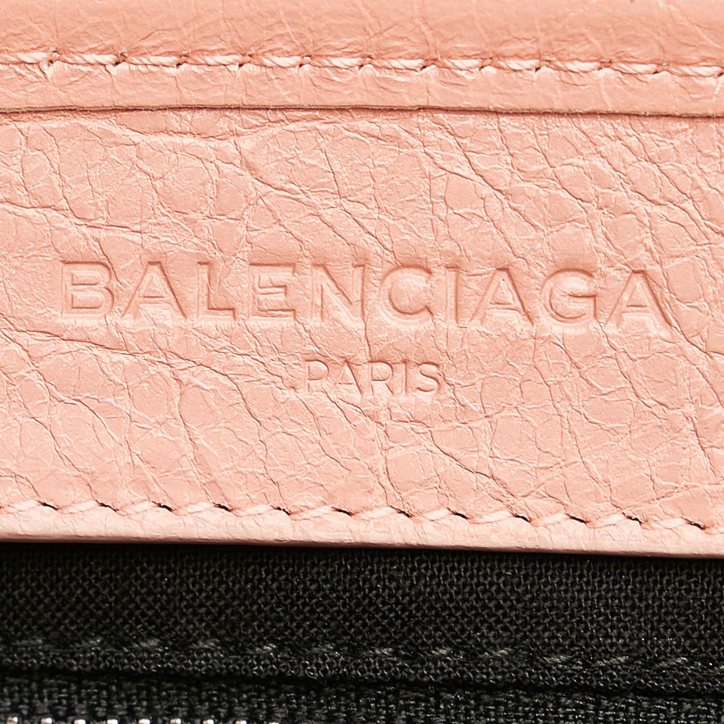 Luxury Balenciaga  Navy Cabas S Leather Tote Bag (SHG-27677)