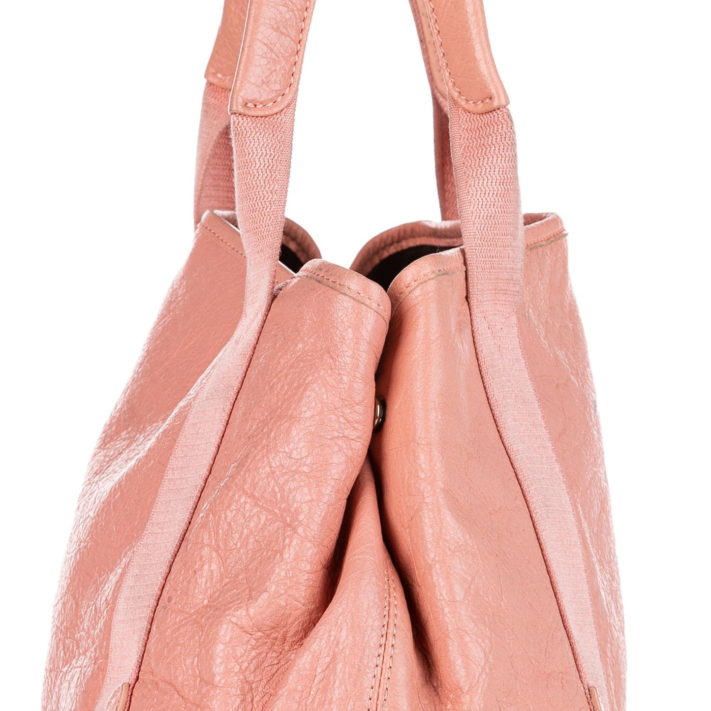 Luxury Balenciaga  Navy Cabas S Leather Tote Bag (SHG-37888)