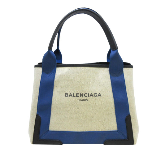 Luxury Balenciaga  Navy Cabas S Tote (SHG-35886)