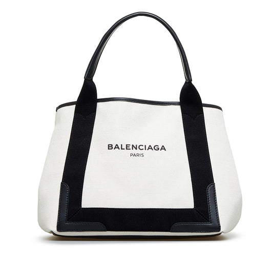 Luxury Balenciaga  Navy Cabas S Tote (SHG-9xcxgt)