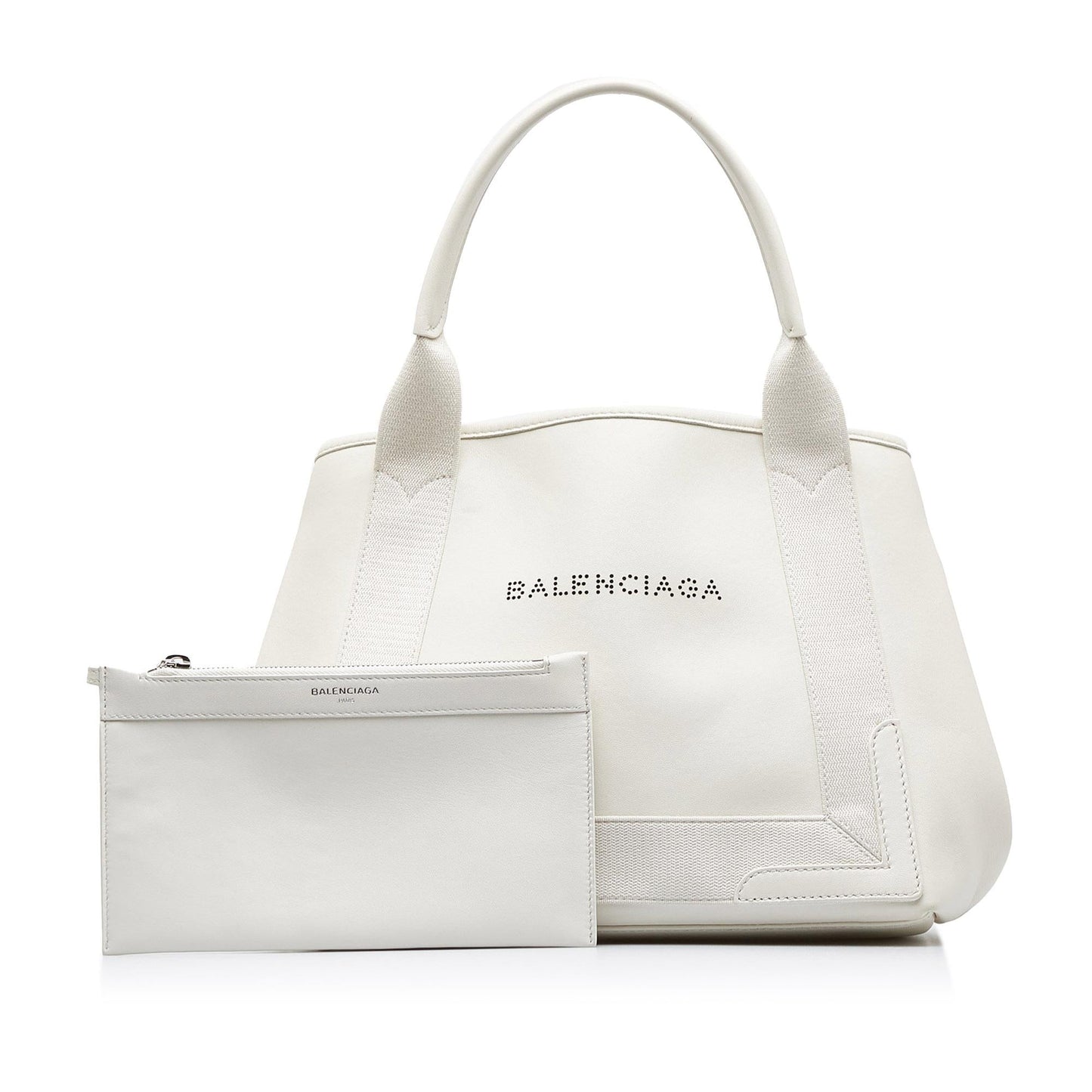 Luxury Balenciaga  Navy Cabas S Tote (SHG-0ntX1O)