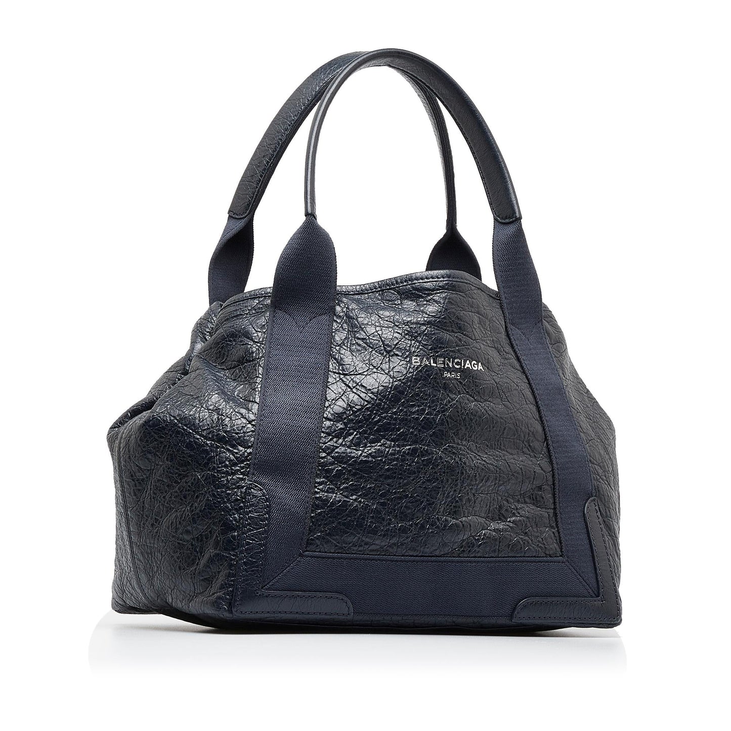 Luxury Balenciaga  Navy Cabas S Tote (SHG-LSMOX8)