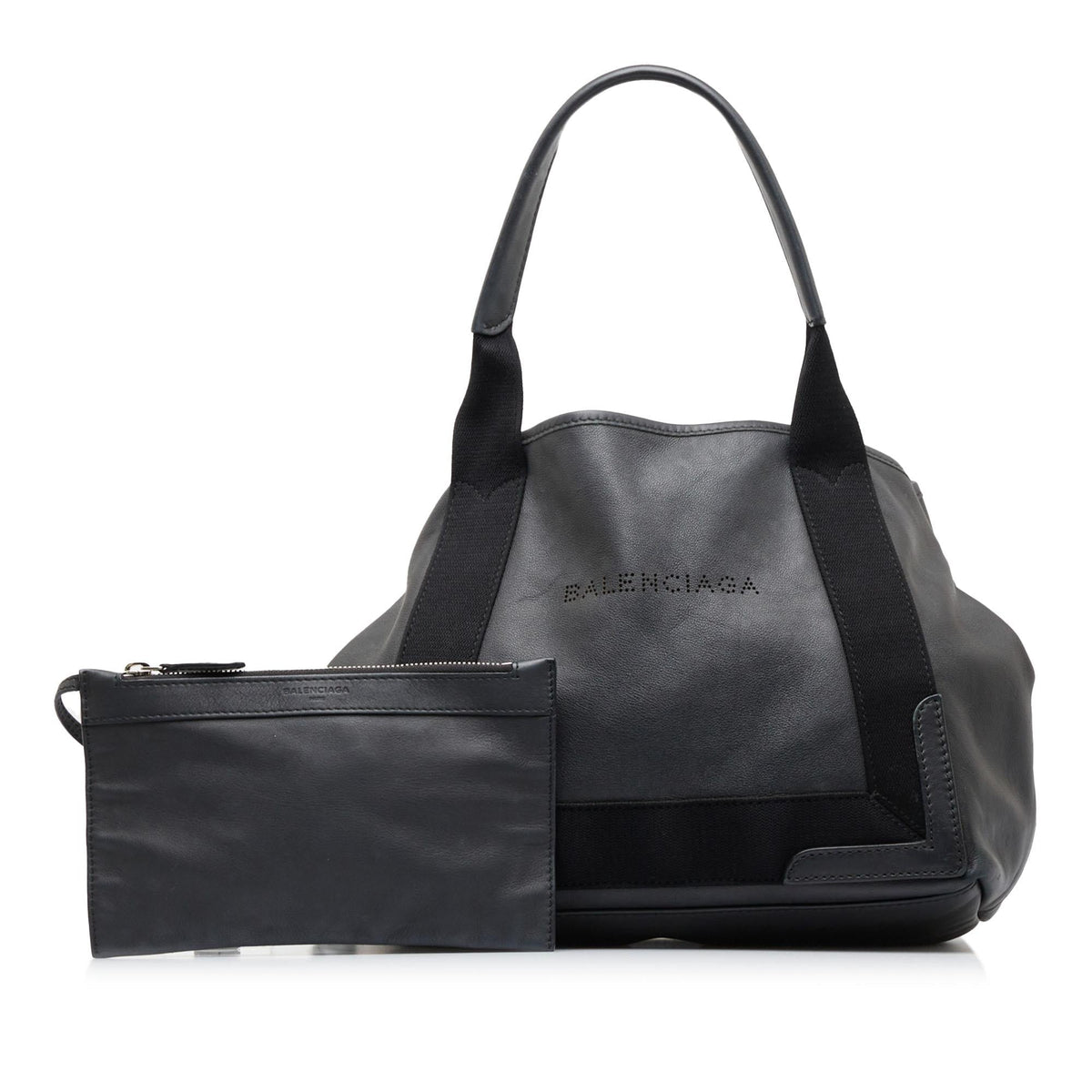 Luxury Balenciaga  Navy Cabas S (SHG-jyL3J2)
